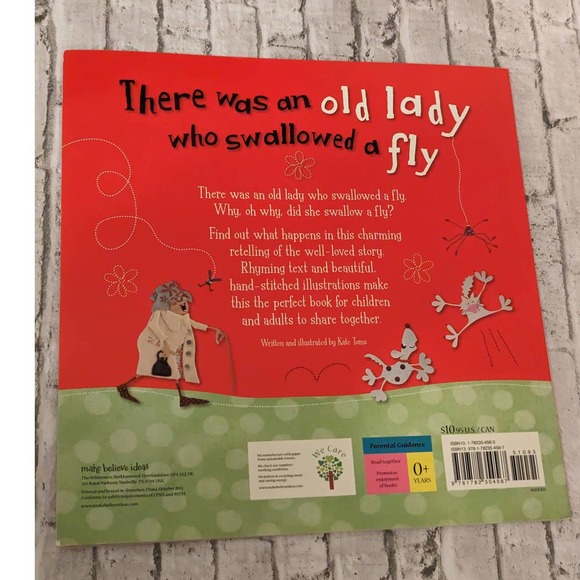There Was an Old Lady who Swallowed a Fly by Kate Toms - Picture 2 of 5